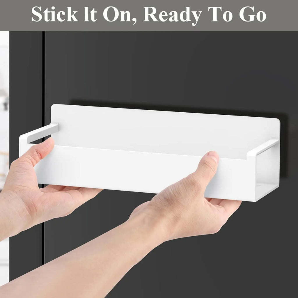 Magnetic Refrigerator Spice Storage Rack Refrigerator Washing Machine Side Storage Rack Home Space-Saving Kitchen Storage Rack