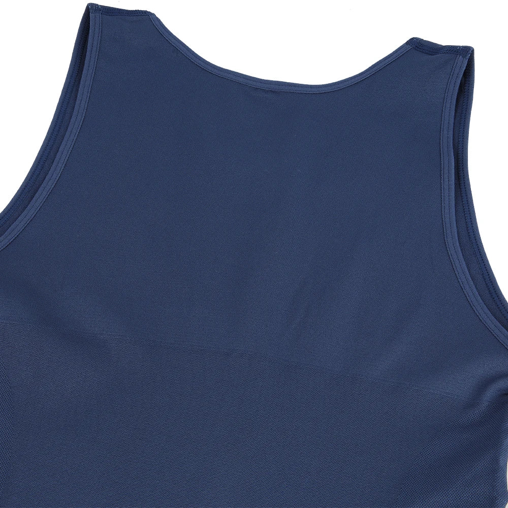 Men's Compression Shapewear  Tummy Control Full Body Shaper Slimming Bodysuit with Open Crotch for Post Surgery Recovery
