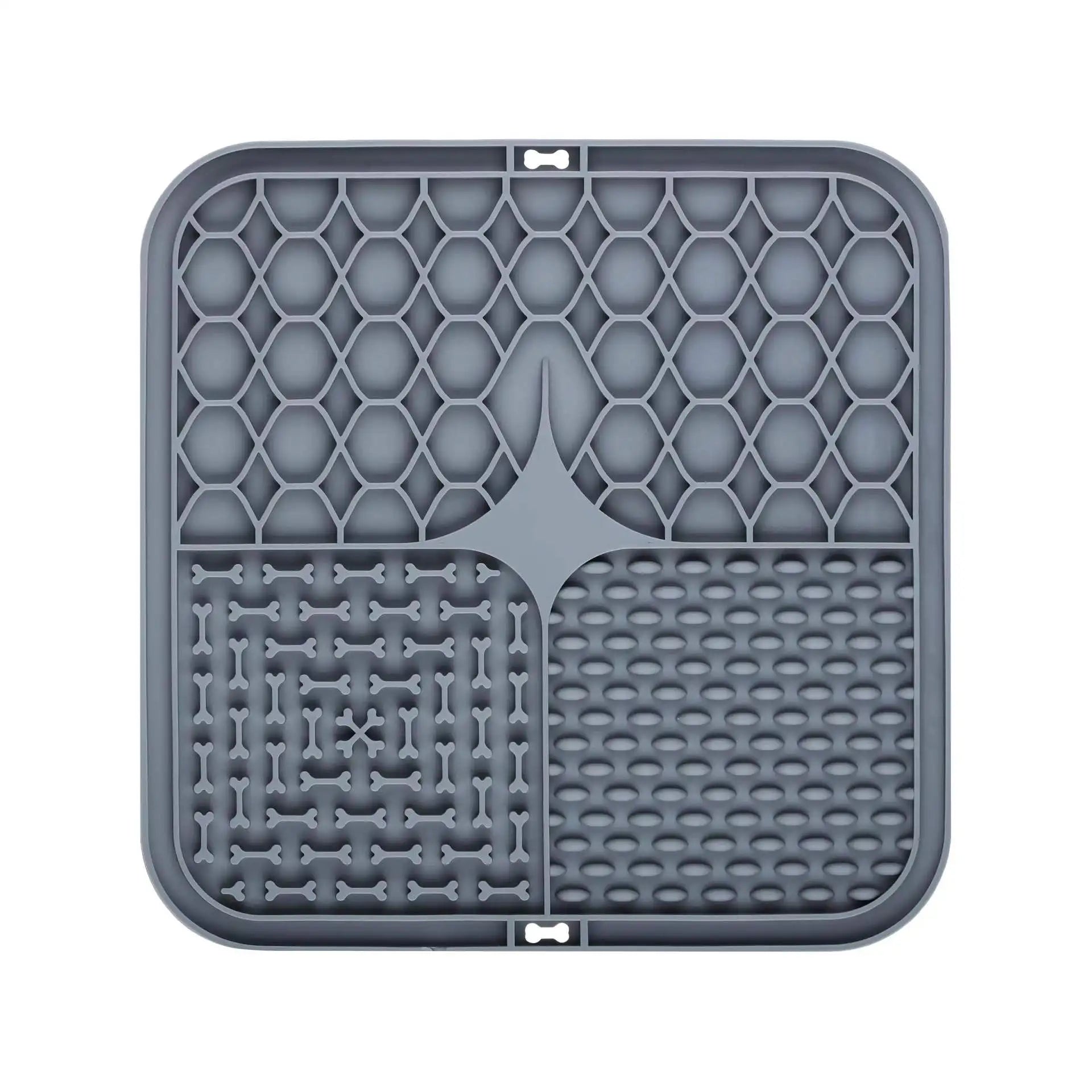 Silicone Dog Lick Mat Anti-Slip Sucker Slow Food Plate Pet Bath Distraction Feeder Mat Reusable Dog Training Feeding Supplies