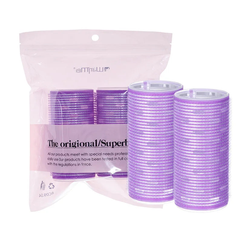 1/2PCS Self-Adhesive Hair Heatless Rollers Hairdressing Home Use DIY Styling Roller Roll Curler Hair Hair Accessories Tools