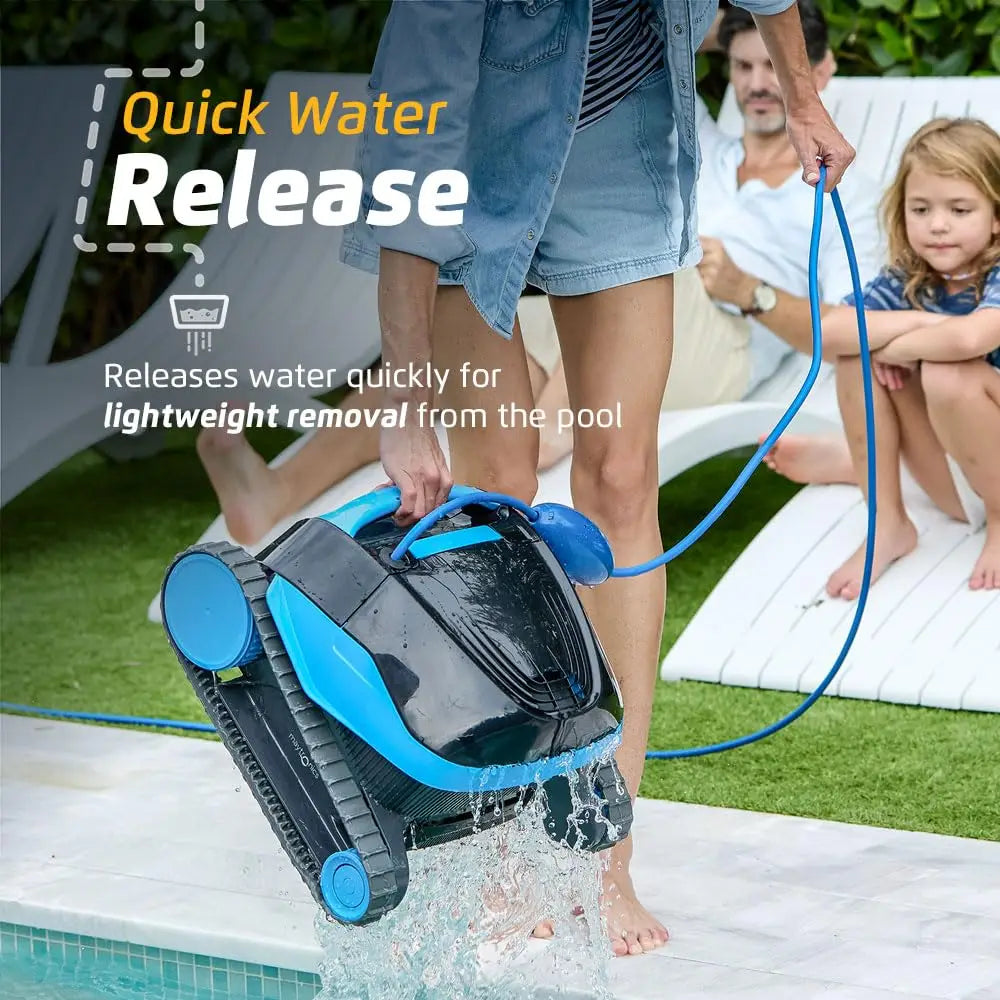 (2026 Model) Nautilus AG Automatic Robotic Pool Vacuum Cleaner, Active Scrubber Brush, Top Load Filters Access,, Customized