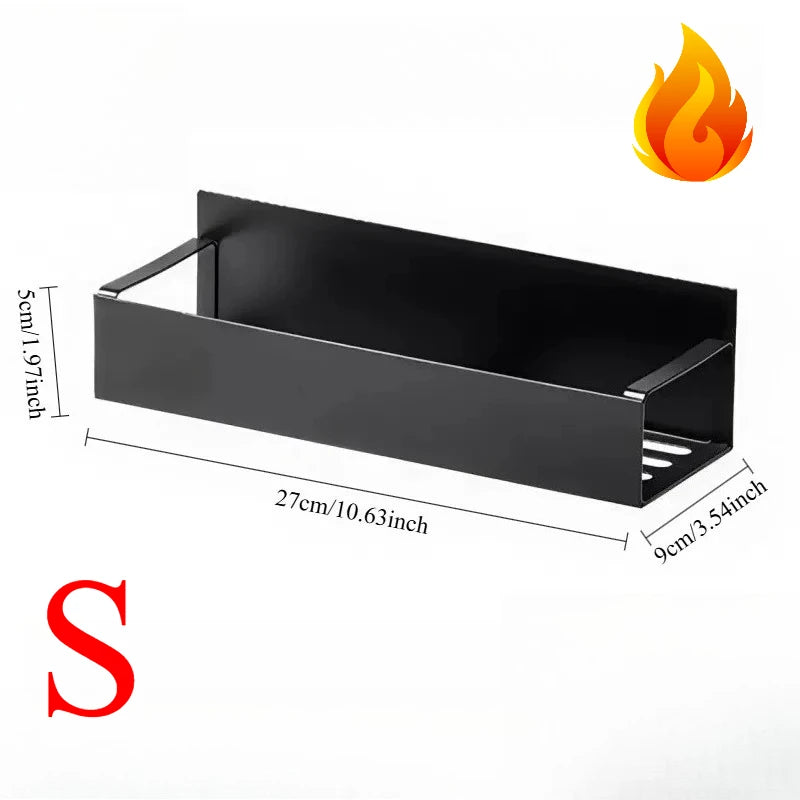 Refrigerator Magnetic Shelf Spice Sundry Side Storage Rack Hanging Basket Space Saving Kitchen Organizer Shelf Household Storage