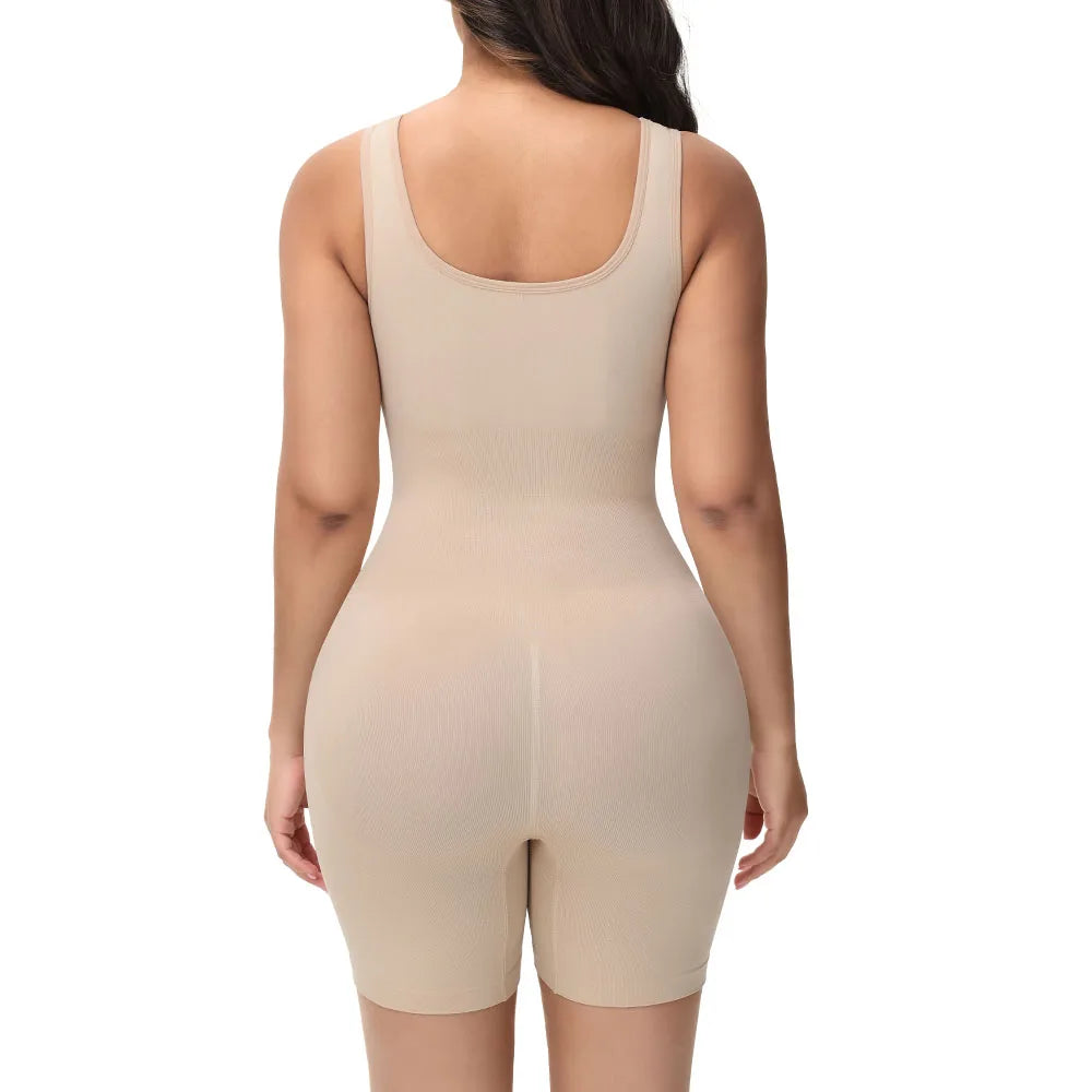 Wide Strap Shorts Body Shaper Bodysuit Women Tummy Control Comfortable Shapewear Suit Full Body Control Ladies Underwear New in