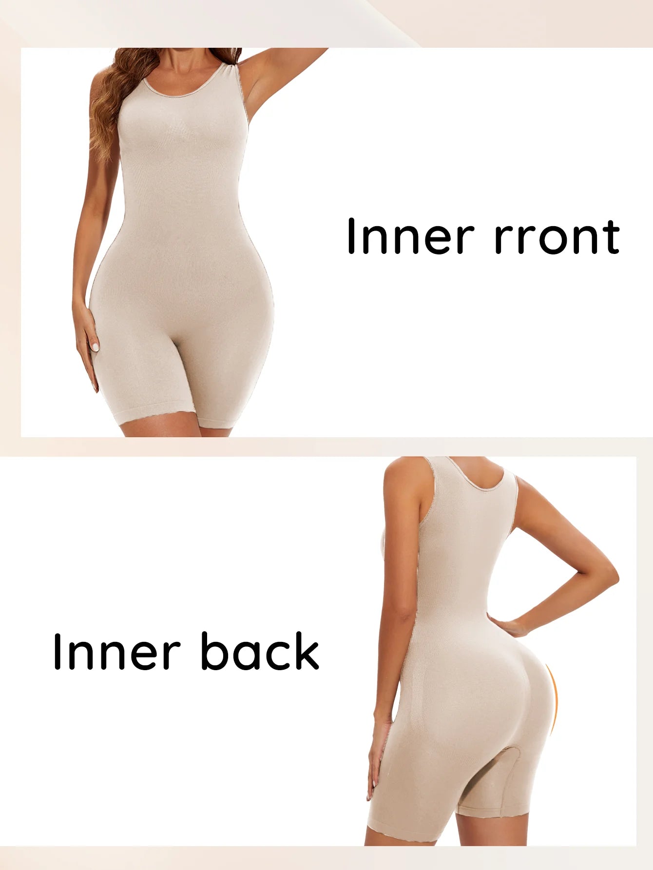 1Peice Solid Tummy Control Shaping Shapewear Seamless High Elastic Bodysuit Lingerie Sexy Sleeveless Tight Body Shaper Black Top