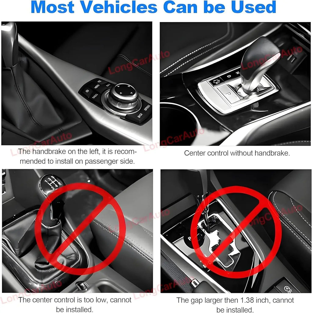 5 in 1 Car Seat Gap Organizer With Wireless Charger Fast Retractable Cable IOS Type C Lighting Cup Holder Cigarette Lighter Storage Box