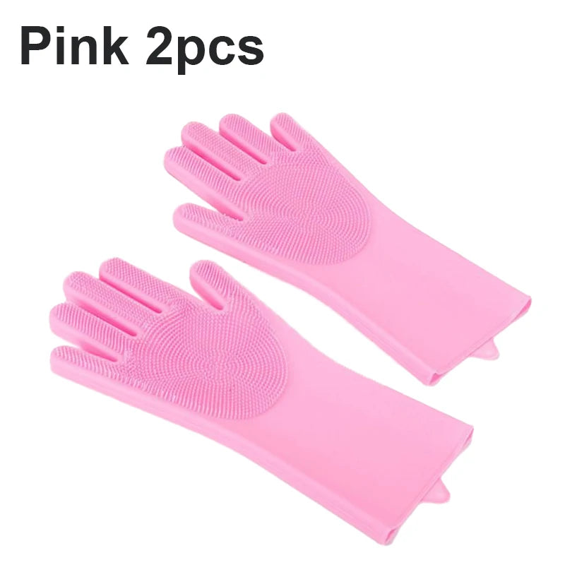 Pet Grooming Cleaning Gloves Dog Cat Bathing Shampoo Glove Pet Accessories For Cats Shower Cleaning Tools