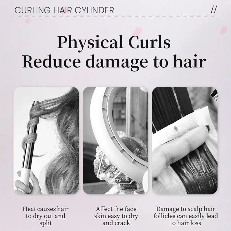 1/2PCS Self-Adhesive Hair Heatless Rollers Hairdressing Home Use DIY Styling Roller Roll Curler Hair Hair Accessories Tools