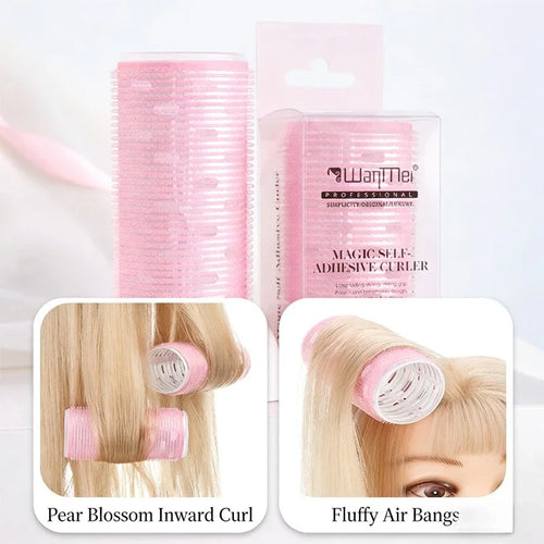 1/2PCS Self-Adhesive Hair Heatless Rollers Hairdressing Home Use DIY Styling Roller Roll Curler Hair Hair Accessories Tools