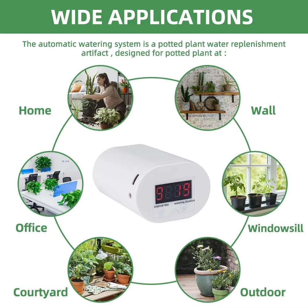 Cheapest Self-Watering Kits Intelligent Drip Irrigation Automatic Watering System Kits Plant Watering Spike Device Water Dripper