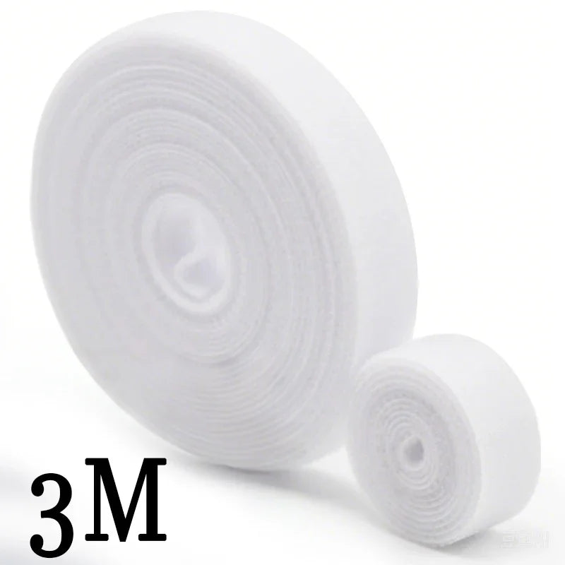 1/2/3M Reusable Organizer Wire Cable Winder Cord Management Ties Protector for iPhone Samsung Xiaomi Earphone Mouse PC Laptop