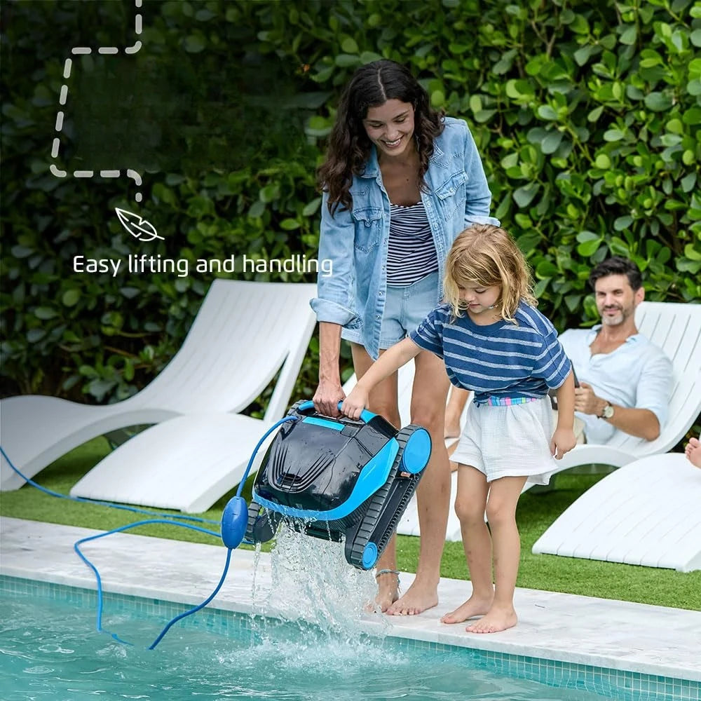 (2026 Model) Nautilus AG Automatic Robotic Pool Vacuum Cleaner, Active Scrubber Brush, Top Load Filters Access,, Customized