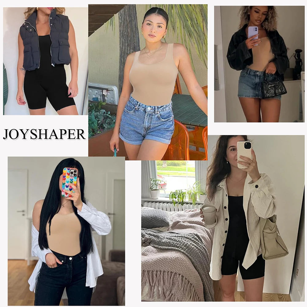 Wide Strap Shorts Body Shaper Bodysuit Women Tummy Control Comfortable Shapewear Suit Full Body Control Ladies Underwear New in