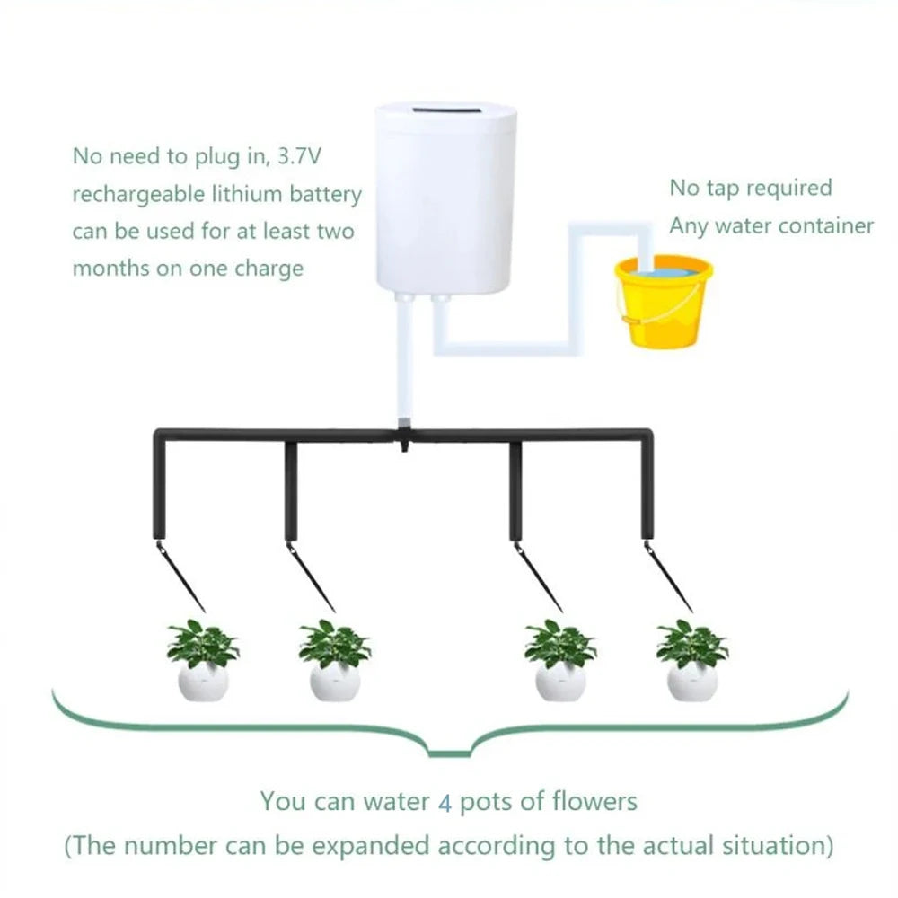 Cheapest Self-Watering Kits Intelligent Drip Irrigation Automatic Watering System Kits Plant Watering Spike Device Water Dripper