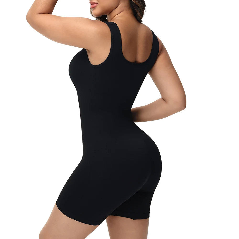 Wide Strap Shorts Body Shaper Bodysuit Women Tummy Control Comfortable Shapewear Suit Full Body Control Ladies Underwear New in