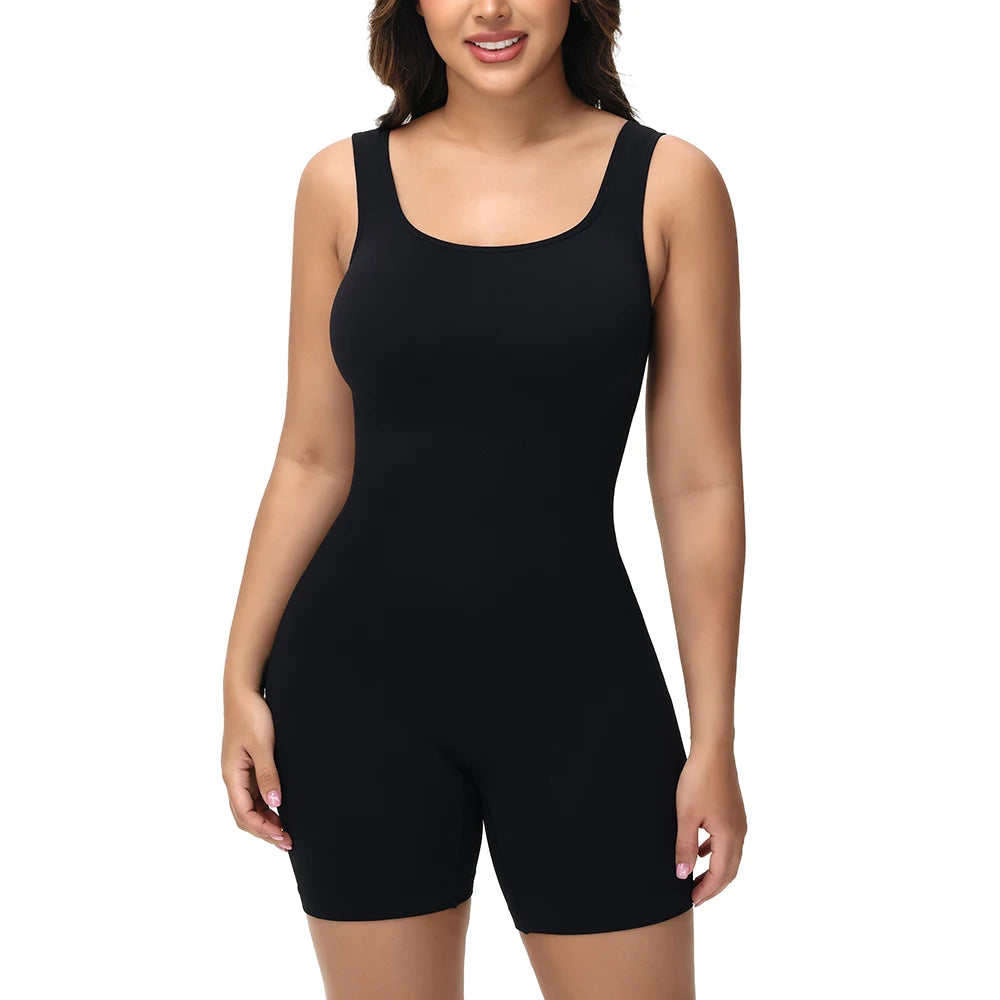 Wide Strap Shorts Body Shaper Bodysuit Women Tummy Control Comfortable Shapewear Suit Full Body Control Ladies Underwear New in