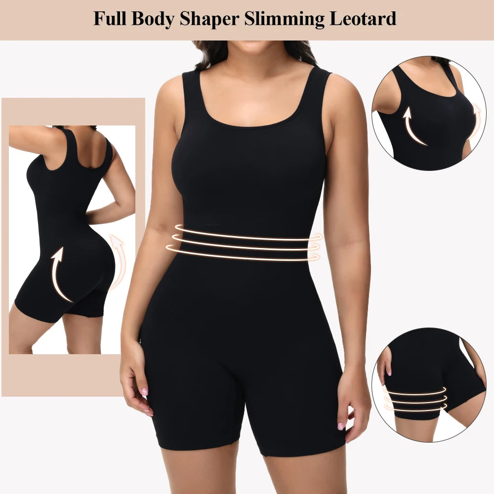 Wide Strap Shorts Body Shaper Bodysuit Women Tummy Control Comfortable Shapewear Suit Full Body Control Ladies Underwear New in