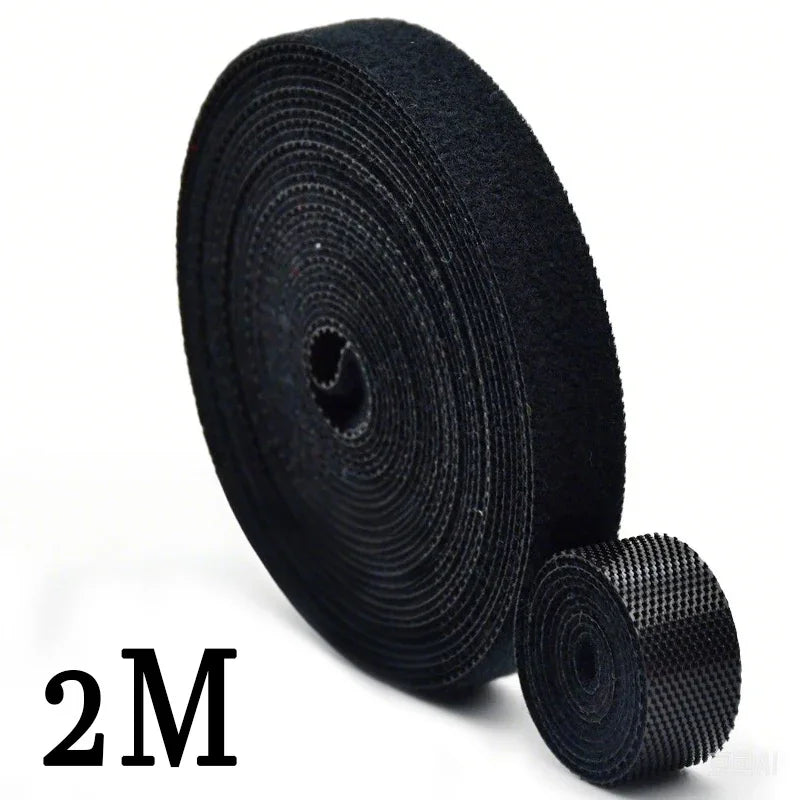 1/2/3M Reusable Organizer Wire Cable Winder Cord Management Ties Protector for iPhone Samsung Xiaomi Earphone Mouse PC Laptop