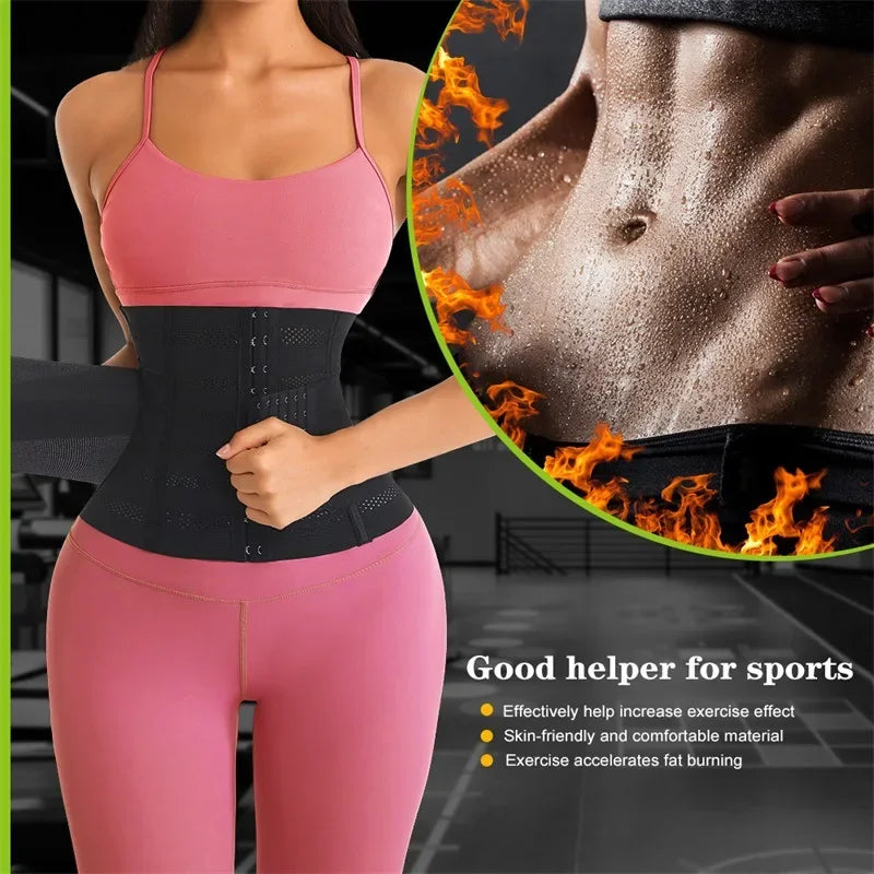 Shapewear Women Corset Belts Waist Trainer Body Shaper Double Tummy Control Slimming Sheath Flat Belly Reductive
