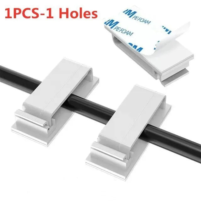 Cable Organizer Cord Management Wire Holder Flexible USB Cable Winder Tidy Silicone Clips For Mouse Keyboard Earphone Protector