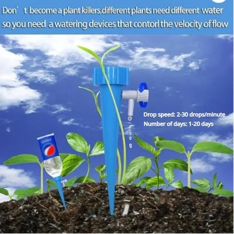 10/20PCS Flower Adjustable Automatic Drip Irrigation Plant Watering System Home Balcony Potted Plants Garden Irrigation Tools