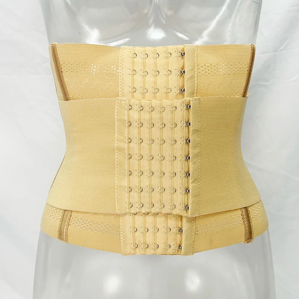 Shapewear Women Corset Belts Waist Trainer Body Shaper Double Tummy Control Slimming Sheath Flat Belly Reductive