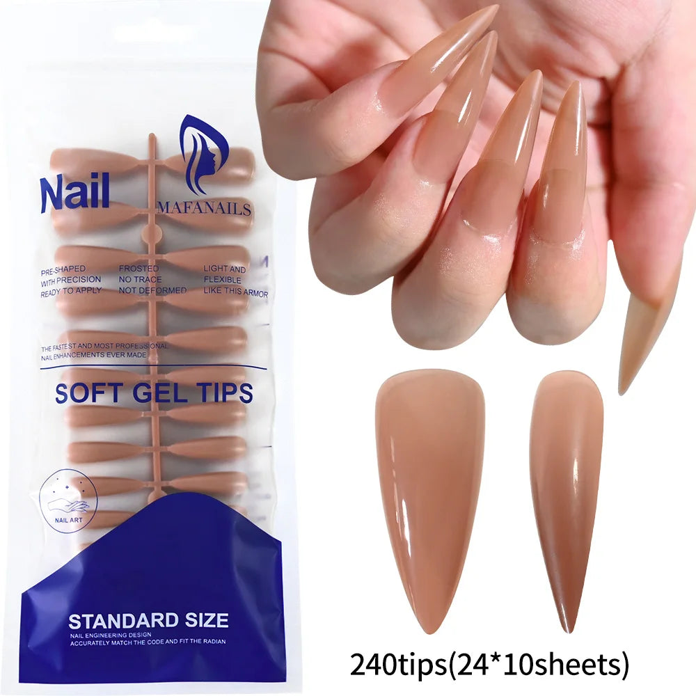 576pcs/Box Colorful Fake Nails Black Red Design Fake Nail Oval Short Square Press On False Nails Mixed Full Cover Nail Tips