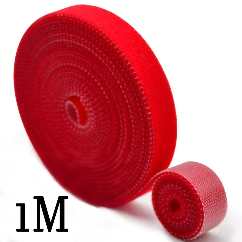 1/2/3M Reusable Organizer Wire Cable Winder Cord Management Ties Protector for iPhone Samsung Xiaomi Earphone Mouse PC Laptop