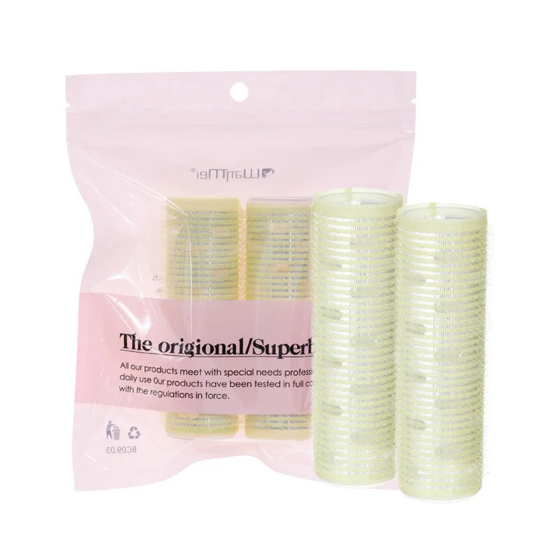 1/2PCS Self-Adhesive Hair Heatless Rollers Hairdressing Home Use DIY Styling Roller Roll Curler Hair Hair Accessories Tools