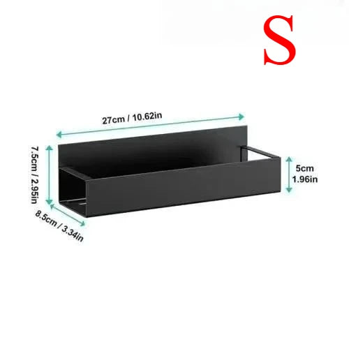 Refrigerator Magnetic Shelf Spice Sundry Side Storage Rack Hanging Basket Space Saving Kitchen Organizer Shelf Household Storage