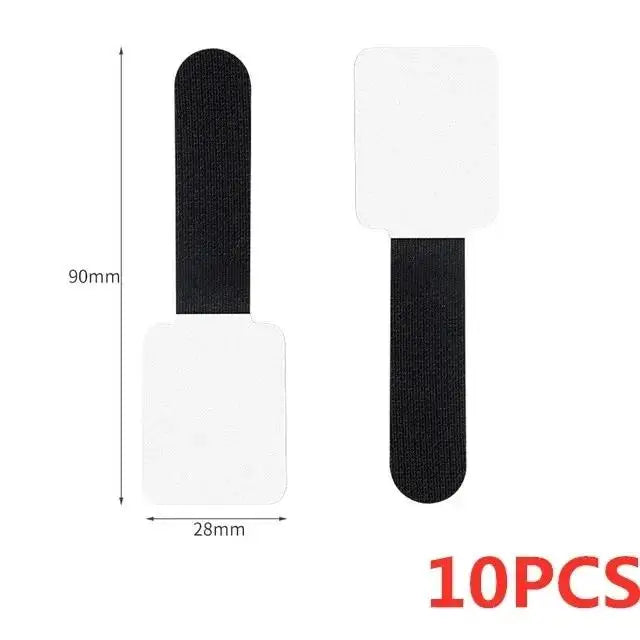 20pcs Reusable Cable Tie Fastening Mouse Wire Organizer Cord Rope Holder Desk Management Self Adhesive Adjustable Cord Organizer