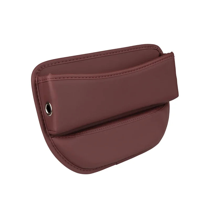 1pcs Leather Car Seat Gap Organizer Multifunction Console Crevice Filler Side Storage Box Car Interior Storage Pocket