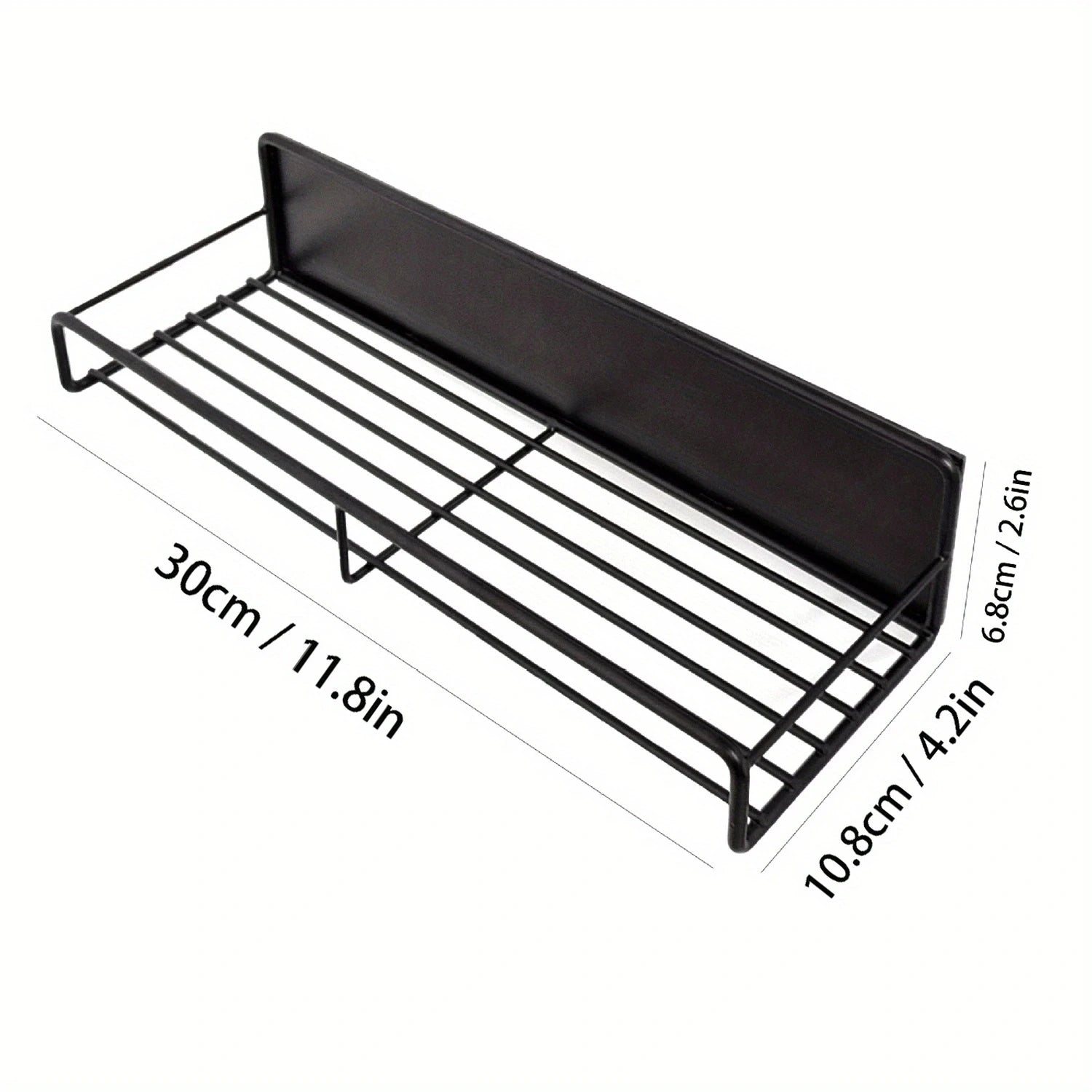 Magnetic Seasoning Rack No-Drill Condiment Holder Wall-Mounted Metal Storage Rack for Spices Storage Hoders Metal Iron Racks