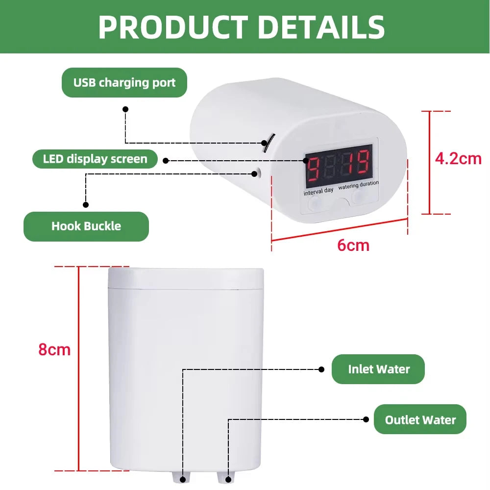 Cheapest Self-Watering Kits Intelligent Drip Irrigation Automatic Watering System Kits Plant Watering Spike Device Water Dripper