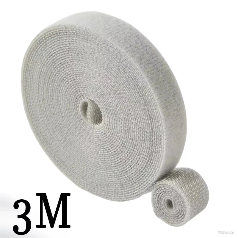 1/2/3M Reusable Organizer Wire Cable Winder Cord Management Ties Protector for iPhone Samsung Xiaomi Earphone Mouse PC Laptop