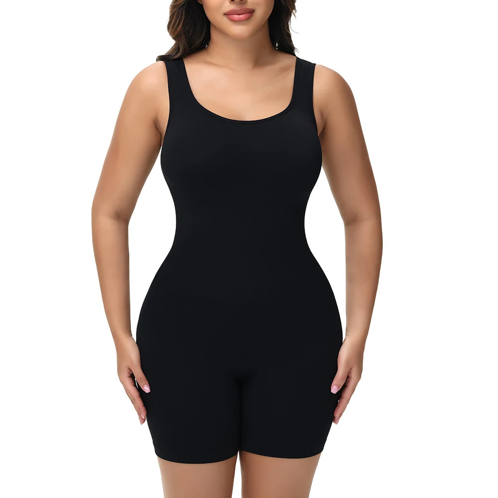 Wide Strap Shorts Body Shaper Bodysuit Women Tummy Control Comfortable Shapewear Suit Full Body Control Ladies Underwear New in