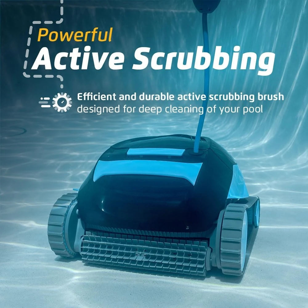 (2026 Model) Nautilus AG Automatic Robotic Pool Vacuum Cleaner, Active Scrubber Brush, Top Load Filters Access,, Customized