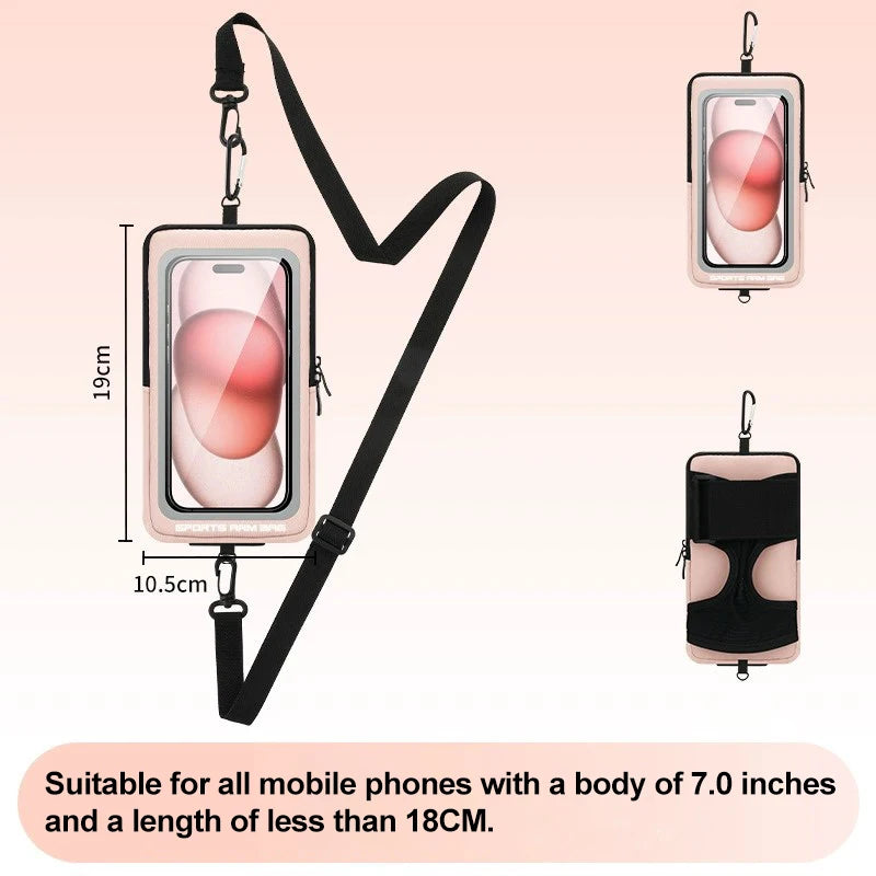 Armband On The Phone Mobile Phone Bag Wrist Armbands Mp3 MP4 Bags Sports Cell Phone Holder Cell Phone Accessories Woman Sports